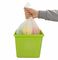 Προσαρμόστε τις βιοδιασπάσιμες τσάντες απορριμάτων, άσπρες μίας χρήσης τσάντες αποβλήτων τροφίμων