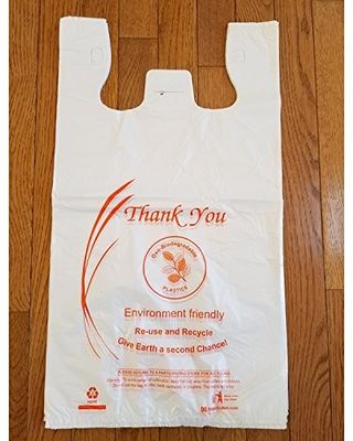 Επαναχρησιμοποιήσιμη βιοδιασπάσιμη πλαστική καλή μονώνοντας ιδιοκτησία τσαντών αγορών με τα λογότυπα