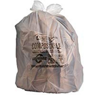 Βιοδιασπάσιμες μίας χρήσης τσάντες Oilproof, βιοδιασπάσιμες πλαστικές τσάντες για τα απόβλητα τροφίμων