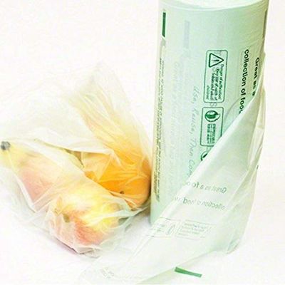 EN 13432 πλαστικές τσάντες προϊόντων σε έναν ρόλο, ανθεκτικές φυτικές τσάντες στο ρόλο 