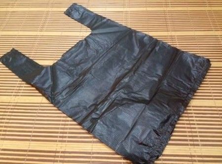 Μαύρες λιπασματοποιήσιμες τσάντες απορριμμάτων, λιπασματοποιήσιμες πλαστικές τσάντες για την υπεραγορά