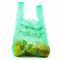 Βιοδιασπάσιμες φυτικές τσάντες 100%, πλαστικές τσάντες συνήθειας με τις λαβές