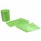 Πράσινες πλαστικές τσάντες τροφίμων σε έναν ρόλο, εκτύπωση φυτικών πλαστικών τσαντών πλευρών ρόλων 1 ή 2